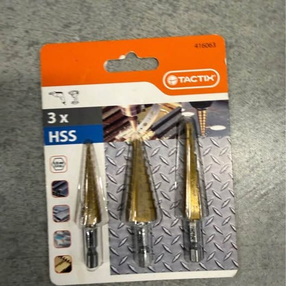 Three Piece Drill Bit Set